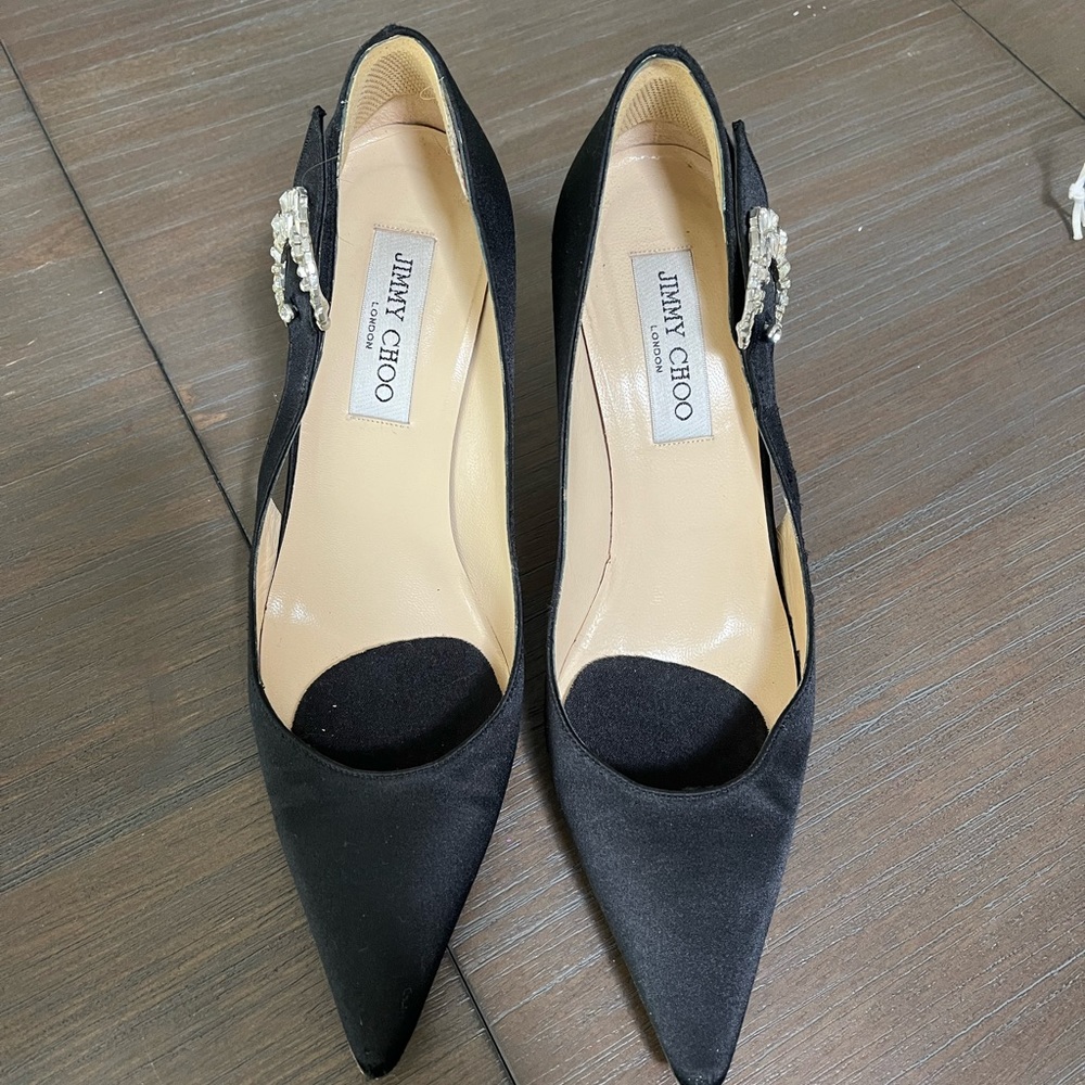 Gorgeous, jeweled Jimmy Choo shoes. Barely used